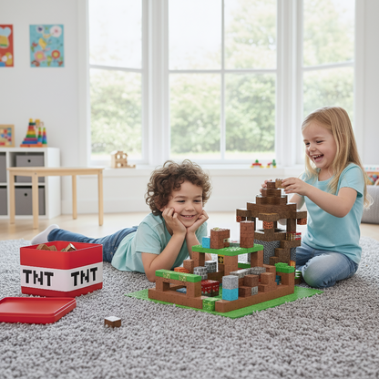 MontaPlay™ – Blocs Magnétiques Éducatifs