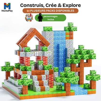 MontaPlay™ – Blocs Magnétiques Éducatifs