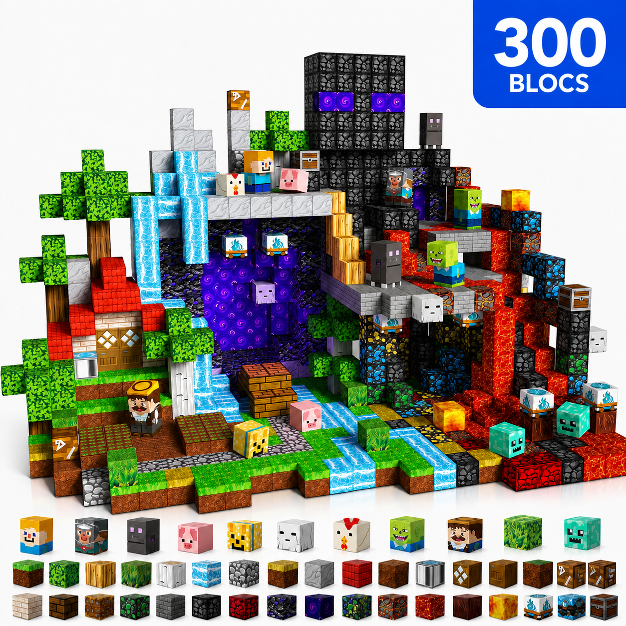 MontaPlay™ – Blocs Magnétiques Éducatifs