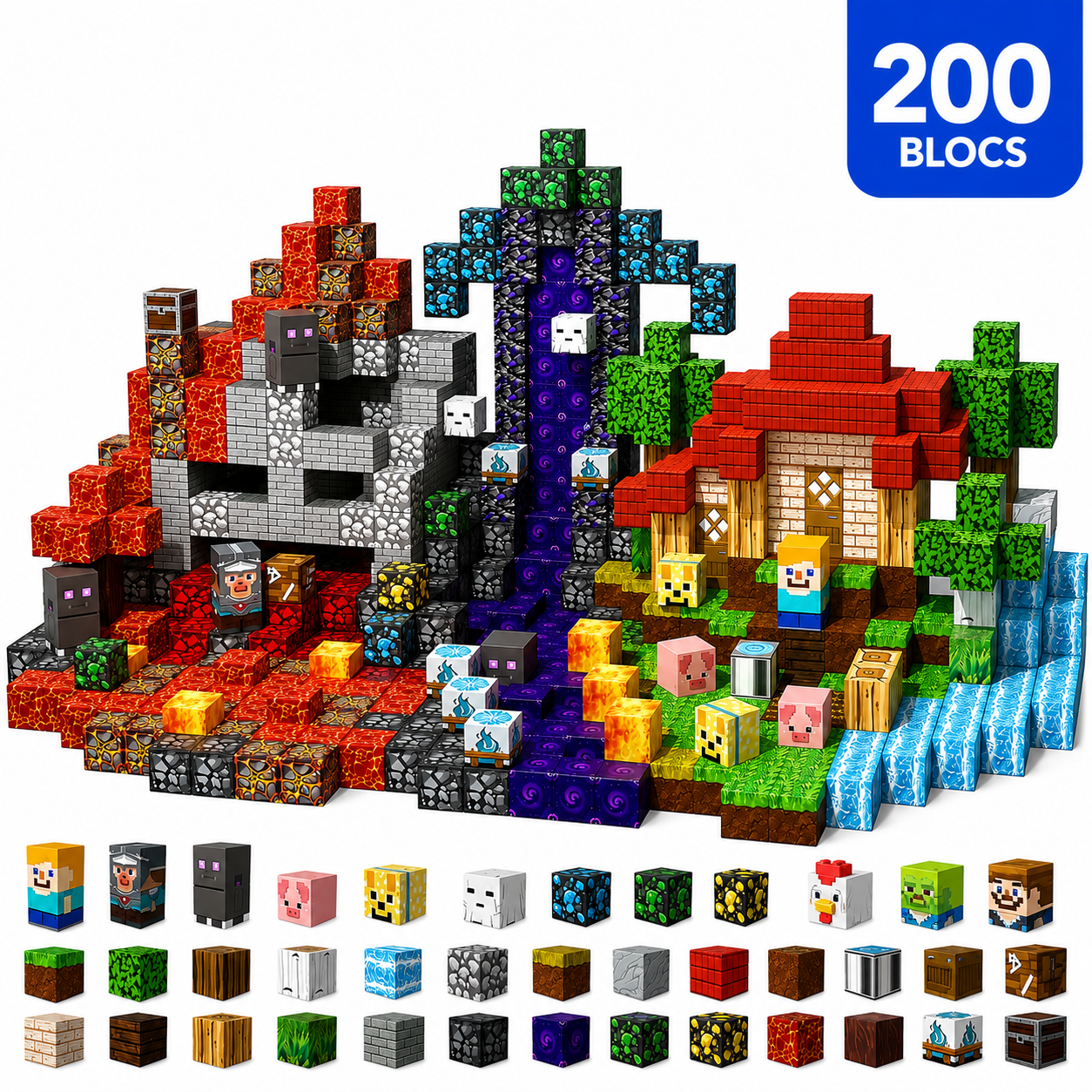 MontaPlay™ – Blocs Magnétiques Éducatifs