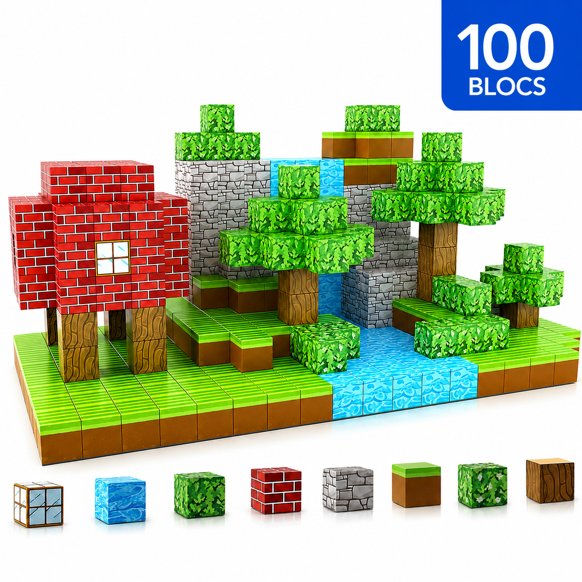 MontaPlay™ – Blocs Magnétiques Éducatifs