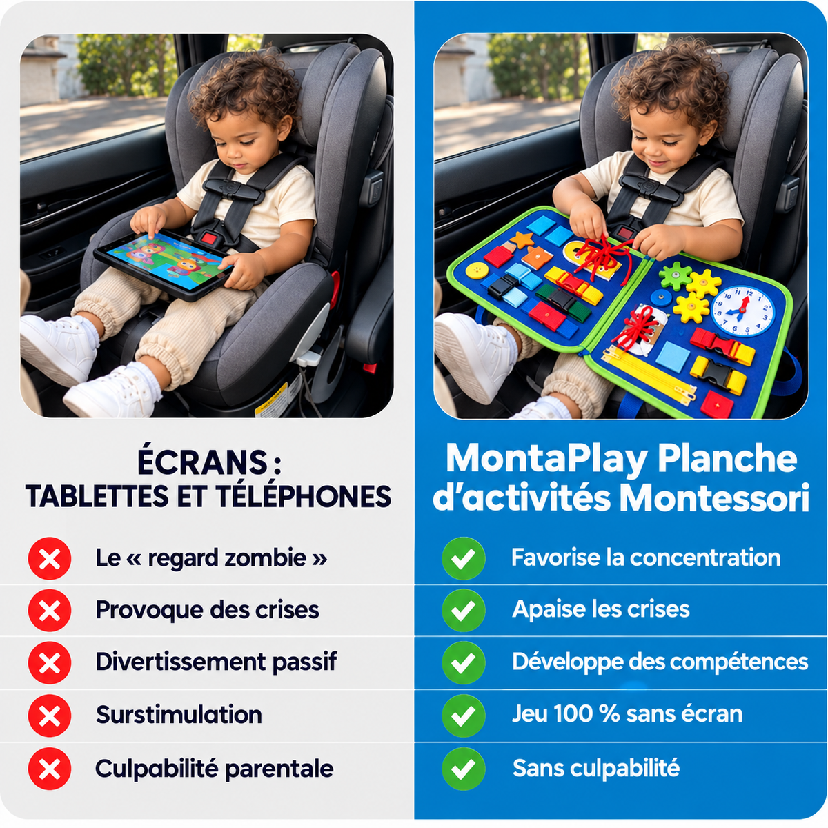 MontaPlay™ Busy Board Montessori